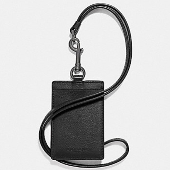 Coach Accessories - NWT Authentic Coach Sport Calf Leather ID Lanyard